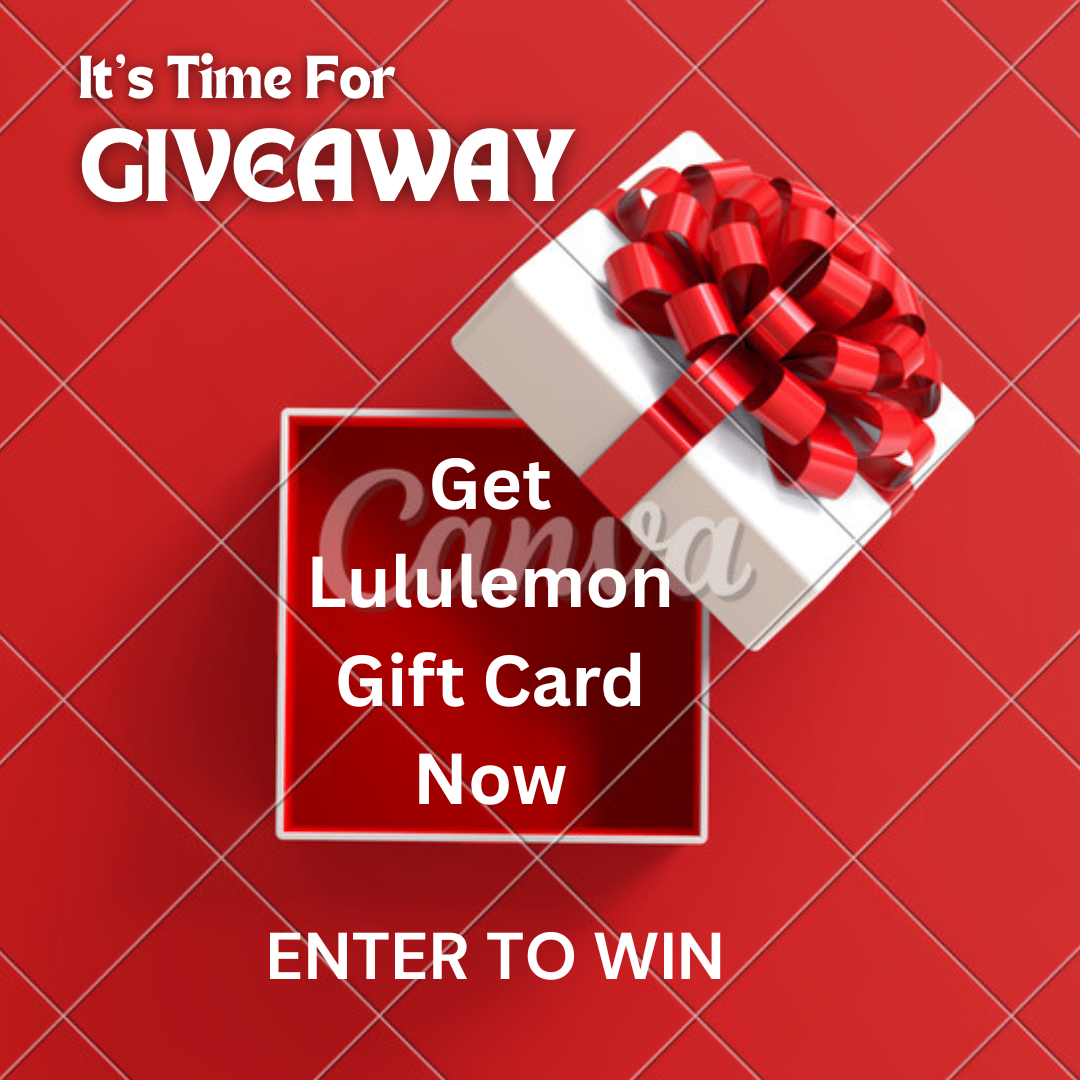 Red White Modern Giveaway Instagram Post